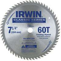 Irwin Circ Blade 60th 7.25"