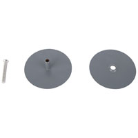 Ps Hole Cover Plate 2-5/8" Gray
