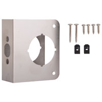 Door Reinforcer Brushed Nickel
