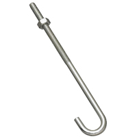 Nh 2195bc J-bolt 1/4"x6" Zn
