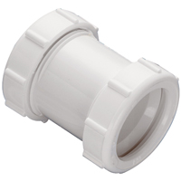 Pp Drain Coupling 1.5"slip Wht