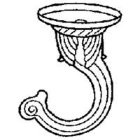 Ls Ceiling Hook Decorative Wht
