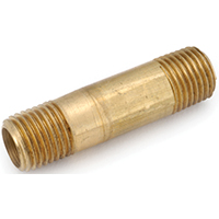 Nipple Brs 1/4"x2"