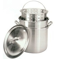 Bayou Stock Pot W/bskt 42qt Alm