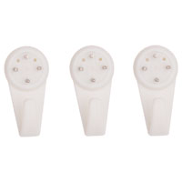 Ps Hardwall Hangers 1" Wht 3pk