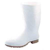 Boot Pvc Wht 9-sz