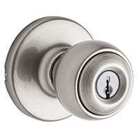 Ks Door Entry Knob Stn-nkl