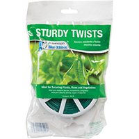 Sturdy Twists Ties Plastc 164'