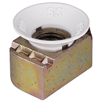 Strut Cone Nut Nylon Gold 1/2"