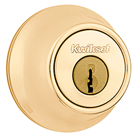 Ks Deadbolt 2-cylndr Brs