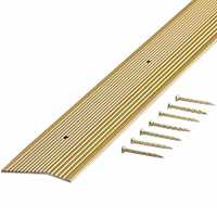 Crpt Trim Xwd 36" Stn-brs W/ Scr