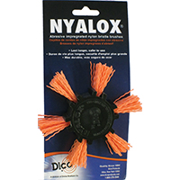 Flap Brush Nylon 4" Org