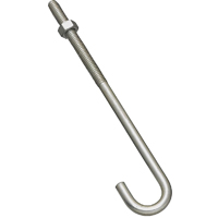 2195bc J-bolt 5/16"x7" Zn