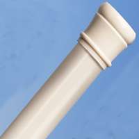 Shower Rod 1.25"x34.5"-60" Wht