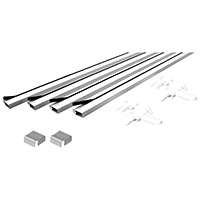 M2f Screen Frame Kit 48"x48" Wht