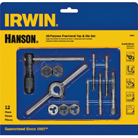 Irwin Tap/die Set 12pc