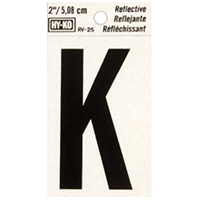2" Reflective Ltr K