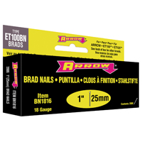 Arrow Brad Nails 1" Brwn