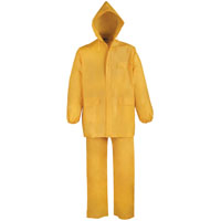 Rainsuit 2pc Yllw Pvc Xxl