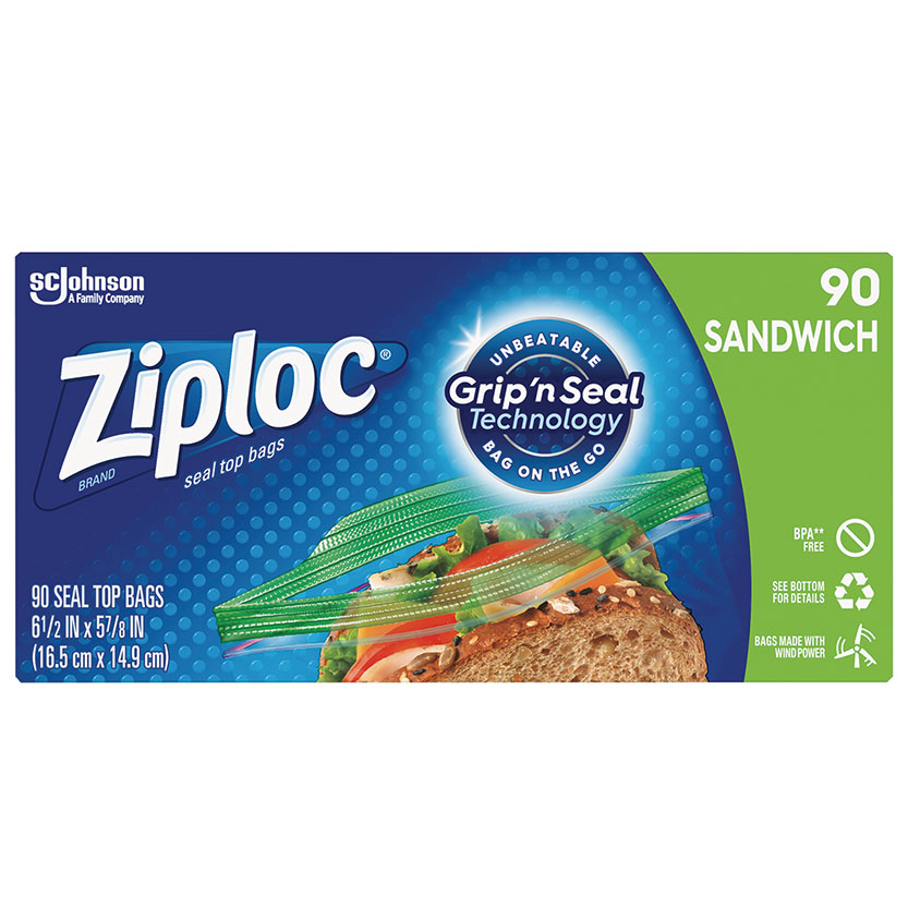 Ziploc Sandwich Bags 90ct