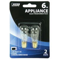 6w Candle Base Appl 2pk