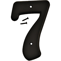 6" Black Plastic #7