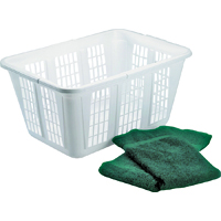 Rm Laundry Basket Wht