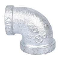 Elbow Red 90deg 1/2"x3/8" Galv