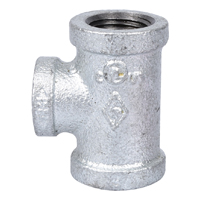 Ps Reducr Tee 3/4"x3/4"x1/2" Glv