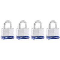 Master 1-9/16" Padlock 4pk