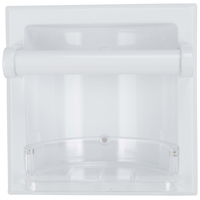 Bh Soap Holder/grab Bar Wht