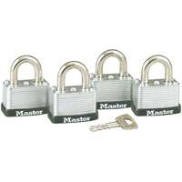 Masterlock Warded 1-9/16" 4pk