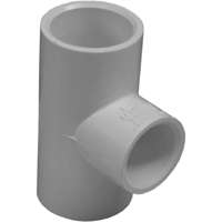 Pipe Tee Slip 3/4"x1/2" Sch40