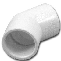 Elbow 45deg Slip 1.5" Pvc