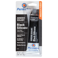 Permatex Silicone Adhsv 3oz Blk