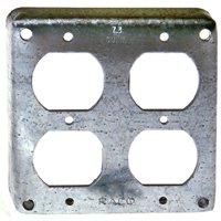 Cover Box Sqr 2 Dplx Recpt
