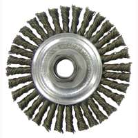 Knot Wheel Brush Crs 4"