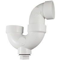 P-trap W/co 1-1/2" Dwv