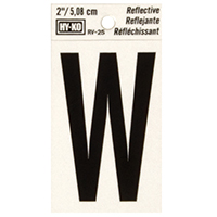 2" Reflective Ltr W