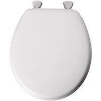 Bemis Toilet Seat Rnd Wood Wht