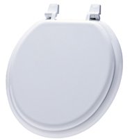 Bemis Toilet Seat Rnd Wood Wht