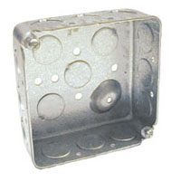 Outlet Box Sqr 4" Stl