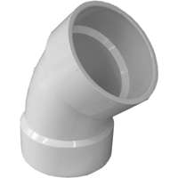 Elbow 45deg Hub 4" Sch40