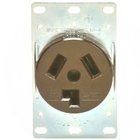 Flush Dry Receptacle 30a 3-wire