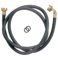 Pp Washer Hose 3/4"x6' Blk