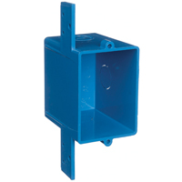 Outlet Box 1g Pvc Blue