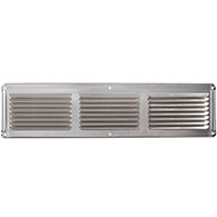 Alum Rect Undereve Vent 16"x4"