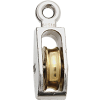 Rope Pulley Fixed Sngl Ni 1"