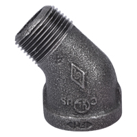 Street Elbow 3/4" 45deg Blk