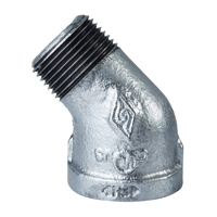 Ps Elbow Str 45deg 3/4" Galv